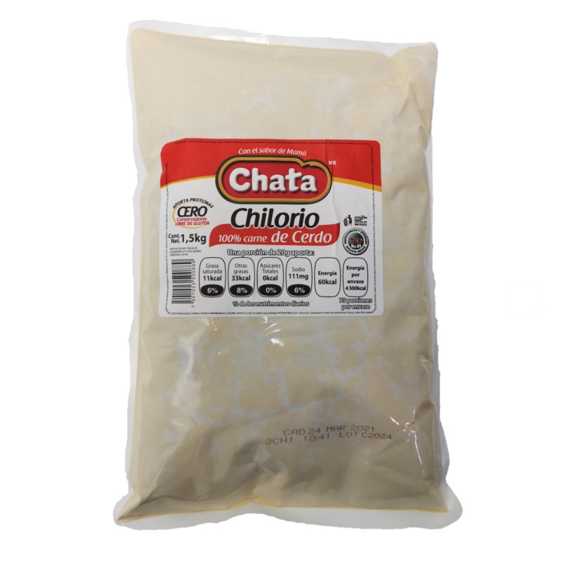 Chilorio de Cerdo Chata 1.5 Kg