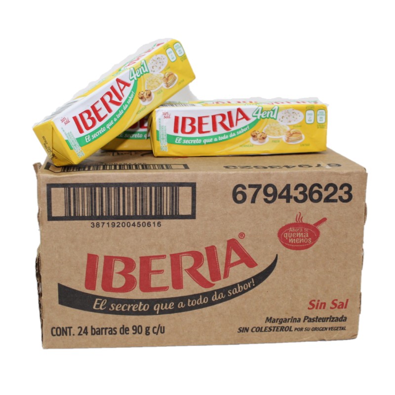 Margarina Iberia Caja  24/90 G