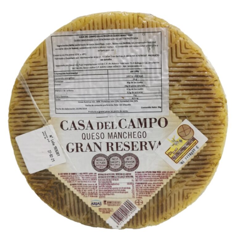 Queso Manchego Gran Reserva Casa del Campo La Texana