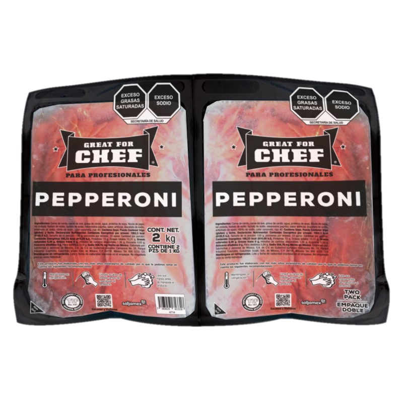 Pepperoni Great for Chef 1kg