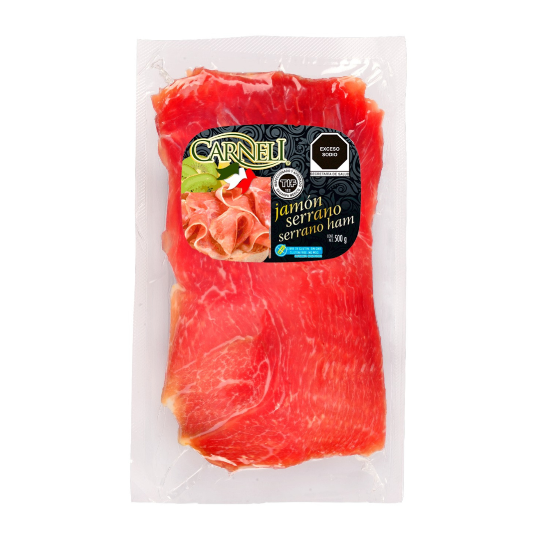 Jamón Serrano CARNELI PIEZA 500g